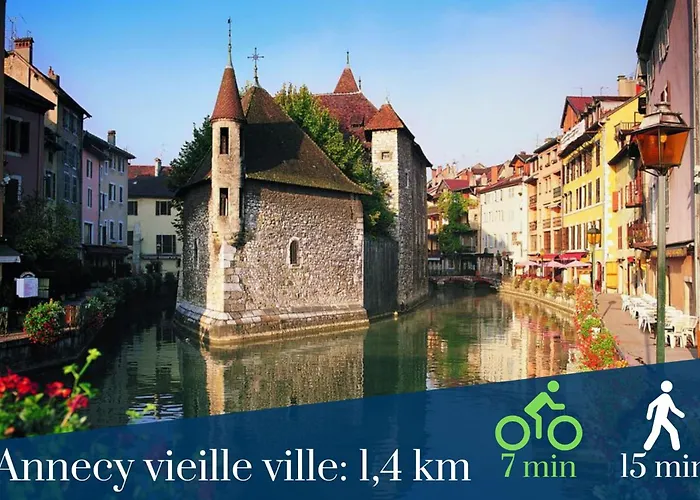 Homey Tidy - New / Proche Centre Annecy / Parking Gratuit / Logement Entierement Equipe